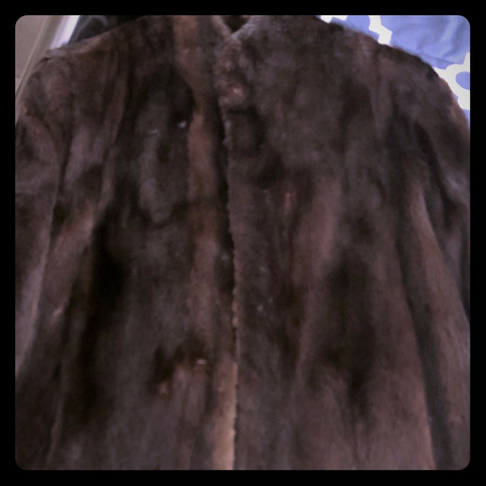 Mink coat - great for the cold winter months.